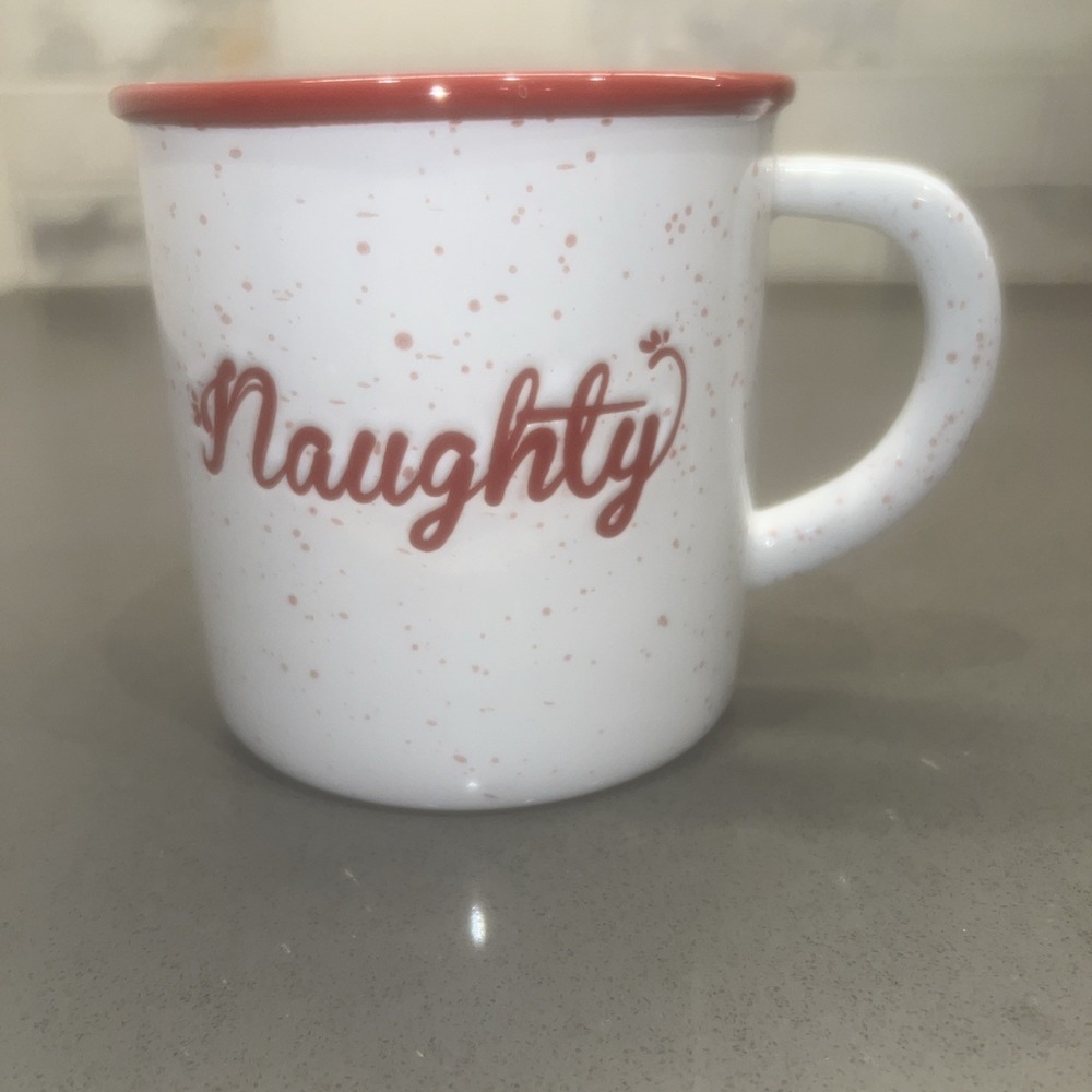 Southern Living Naughty/Nice Mug Christmas 12oz EUC